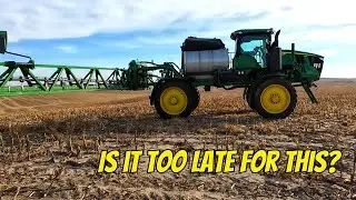 Spraying in November.. Crazy