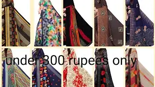 latest daily wear sarees under 300 rupees|Georgette saree under 300 rupees|latest sarees and jewelry