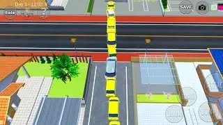 COLLECTION OF ALL YELLOW CARS IN SAKURA SCHOOL SIMULATOR GAME🚙🚗🛻🏎️🚒#sakuraschoolsimulator#viralvideo