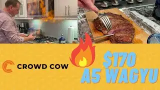 Unboxing & Cooking $170 Japanese A5 Wagyu from Crowd Cow