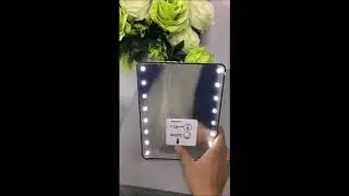 Make-Up-Spiegel mit integrierten LEDs