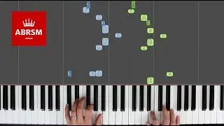 A Kwela for Caitlin / ABRSM Piano Grade 4 2019 & 2020, C:2 / Synthesia 'live keys' tutorial