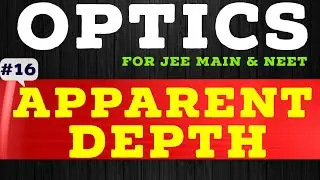 Optics || Refraction of light || Apparent depth