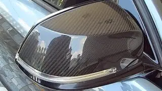 BMW F20 Genuine MPerformance Carbon Fiber Side Mirror Cap Installation