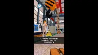 Fai sempre attenzione quando utilizzi il carroponte!