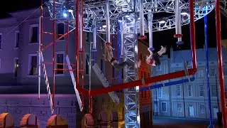 Jessie Labreck vs Meagan Martin on the American Ninja Warrior 13 Women's Championship Power Tower