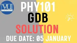 PHY101 GDB Solution Fall 2025 |VU Pakistan
