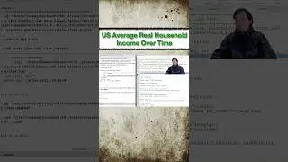 US Average Real Household Income Over Time | Stata Graphics | #shorts