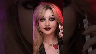 bride of chucky/tiffany valentine makeup #brideofchucky #tiffany #halloween