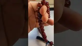 XL Turkish Amberoid Prayer Beads SIKMA Tesbih Misbaha Tasbih 592