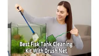 🐠 Набор для чистки аквариума Carefree Fish 6-в-1 с длинной ручкой | Лучший набор для чистки аквар...