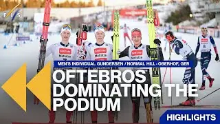 OFTEBROS DOMINATING THE PODIUM | Highlights | FIS Nordic Combined