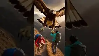 Giant Eagle ATTACKS Hikers 😱🦅 | Real Wild Encounter