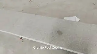 Granite pool coping