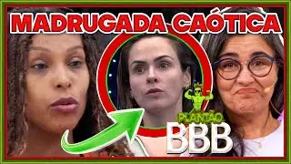 🚨🔥 PLANTÃO BBB26: Madrugada CAÓTICA! Rusgas, birra, alfinetadas e desistência no radar