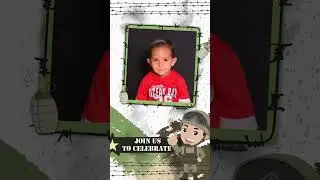 SOLDIER ARMY Invitation Birthday theme kids party