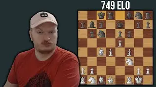 Experimenting with Opening Move Orders - King's Indian Attack Speedrun (749 ELO)