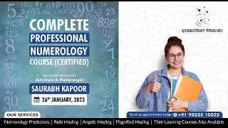COMPLETE PROFESSIONAL NUMEROLOGY COURSE WITH WORLD REKNOWNED NUMEROLOGIST -SAURABH KAPOOR-9023510025