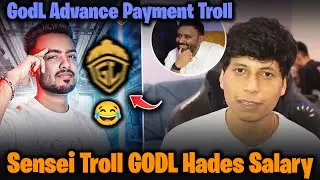 Sensei Funny Troll Hades Plays Salary from GODLIKE Esports😂 | RNTX Owner