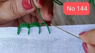 Простые и красивые схемы вышивки бордюрного кружева | #вышивка | #фантазия | #искусство |