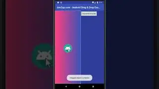android drag and drop example