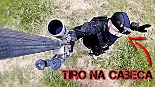 TOMEI UM TIRO NA CABE&Ccedil;A DE UM SNIPER | GAMEPLAY AIRSOFT | FBAIRSOFT