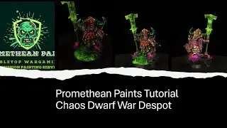 WARHAMMER AGE OF SIGMAR THE OLD WORLD CHAOS DWARF WAR DESPOT PAINTING TUTORIAL
