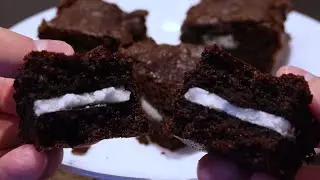 Oreo Stuffed Brownies Recipe