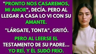 Me Echó Con Las Manos Vacías y Se Casó Con Su Amante… Hasta Que Leyó El Testamento de Su Padre.