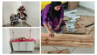 Wooden Shoes Rack 3 Door, Unboxing & Self Installing, From Amazon DIY Product