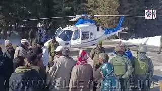 Heli service to Kashmir's snowbound border areas soon, trail run conducted in Gurez