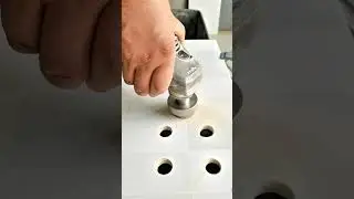 Opening and trimming of ceramic tile #tool #tools #workers #worker #hardwaretool #trowelman