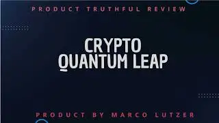 Crypto Quantum Leap Marco Lutzer #crypto #educationalvideo| #bitcoin| #short |