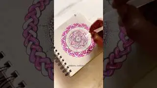 Pink celtic knot mandala art #shortsfeed #trending #art #mandaladesign #youtubesearch #celtic