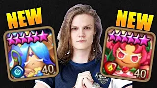 Water Pure Vanilla Cookie & Fire HollyBerry Cookie Showcase by Obabo in Summoners War