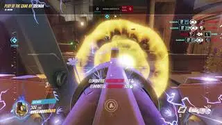 Bastion gets Nano'd and I hit the peak of my Overwatch career.