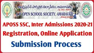 APOSS SSC, Inter Registration, Online Admissions 2020-21