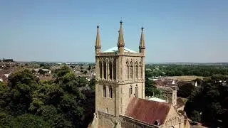 Pershore Abbey and Abbey Park