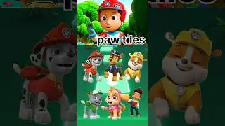 PAW Patrol:  - Zuma - Skye 🆚  Marshall - Ryder 🆚 Chase - Rocky Tiles Hop EDM Rush 🎧🤍