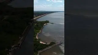 A lovely day over 📍Lincoln Beach (New Orleans East)🪽 | Cinematic FPV #aerialfootage #droneflyer #dji