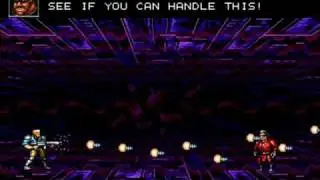 Contra: Hard Corps (Sega Genesis) - (Stage 3)
