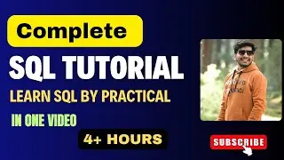 Complete SQL Course 🔥| Learn SQL from Beginner to Expert Step-by-Step 🚀