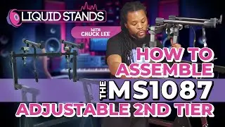 Liquid Stands MS1087 Adjustable 2nd Tier Assembly Video