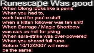 Runescape Memories....2005-2011