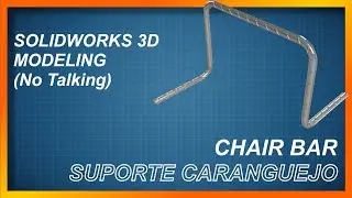 Suporte com Vergalhão - Solidworks 3D modeling (No Talking)