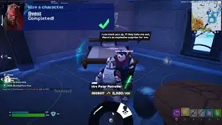 Hire a character in Fortnite The Force Within Quest