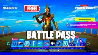 SEASON 3 BATTLE PASS - FULL SHOWCASE (NO COMMENTARY FORTNITE GUIDE)