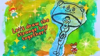 The Strange  Boy and His Doll|tutorial|Third peice of my notebook cover
