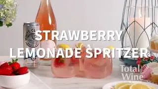 Strawberry Lemonade Spritzer Cocktail Recipe