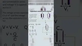 Capacitor at a glance #electricalengineering